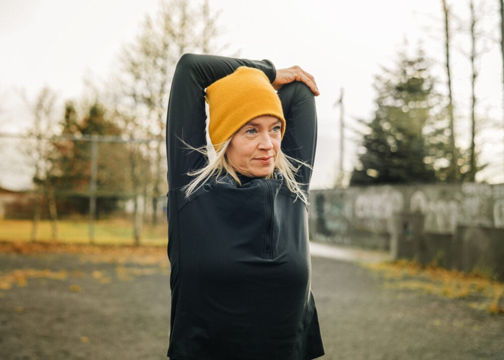 How do you stay active on the road?