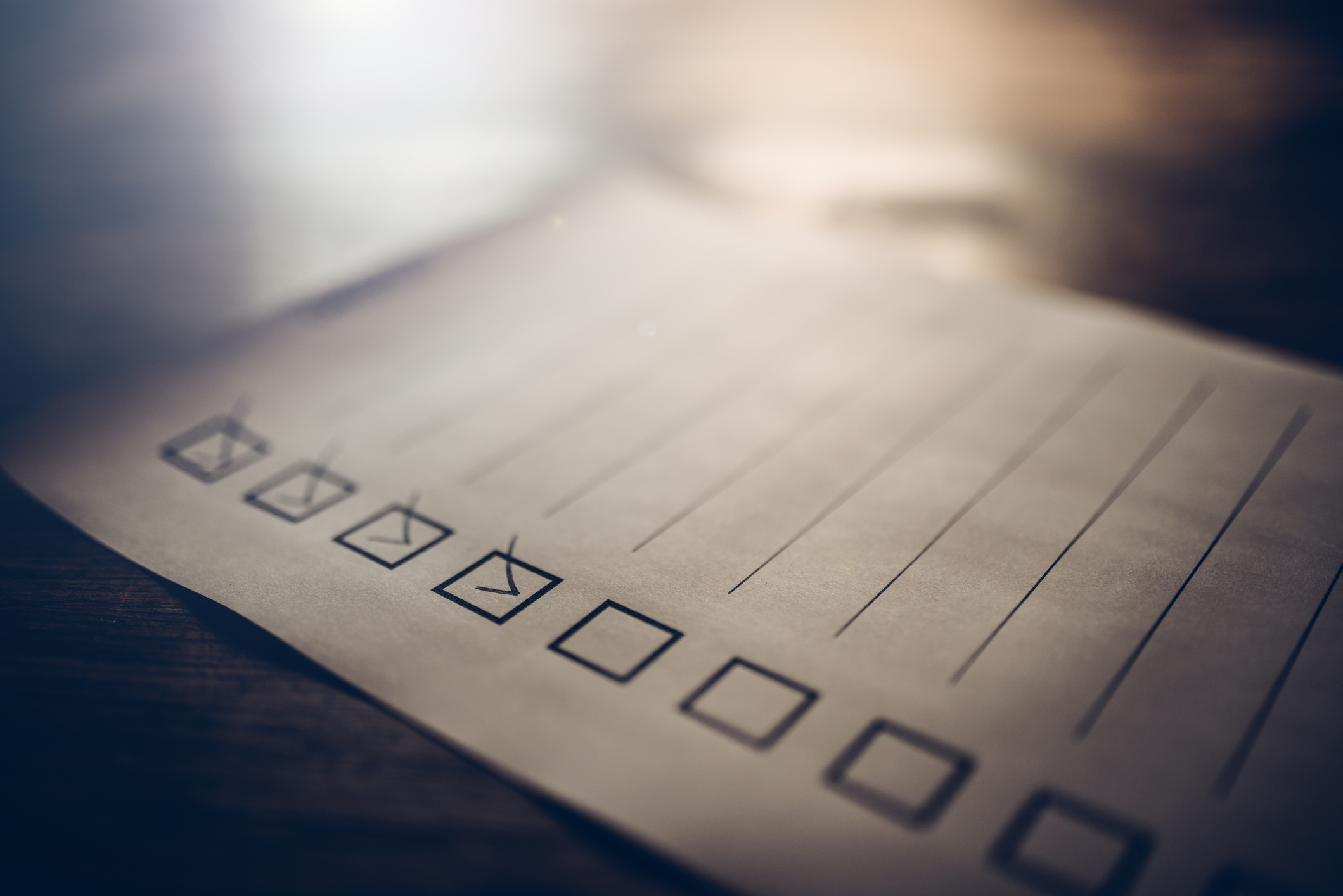 Create your own pre-trip checklist!