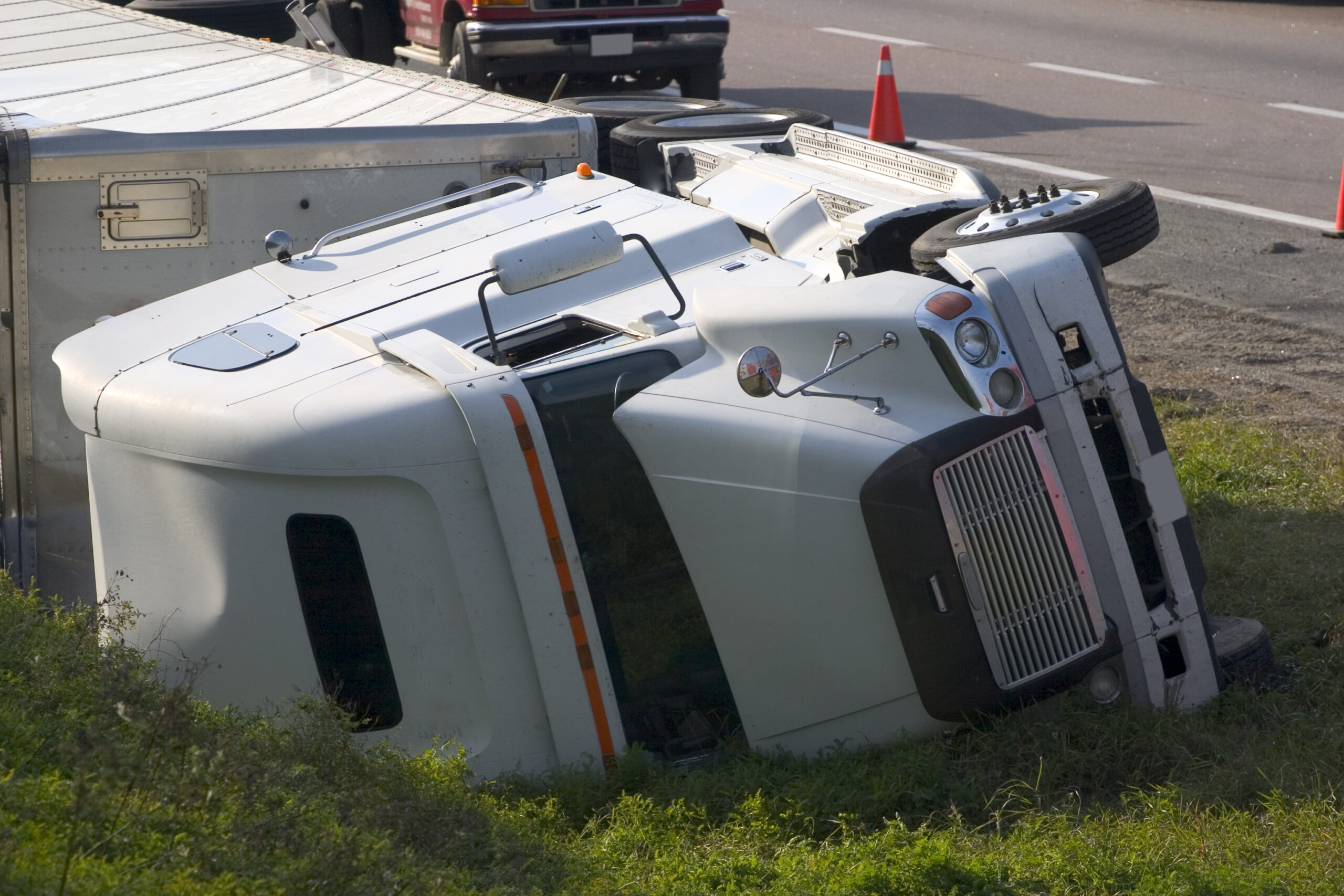 Semi-Truck Rollover Causes Lane Shut Down on Route 53 Near Palatine