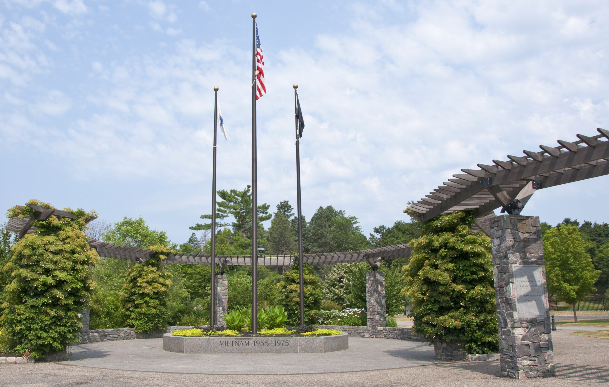 A trucker volunteers his time to drive around the Vietnam war memorial replica