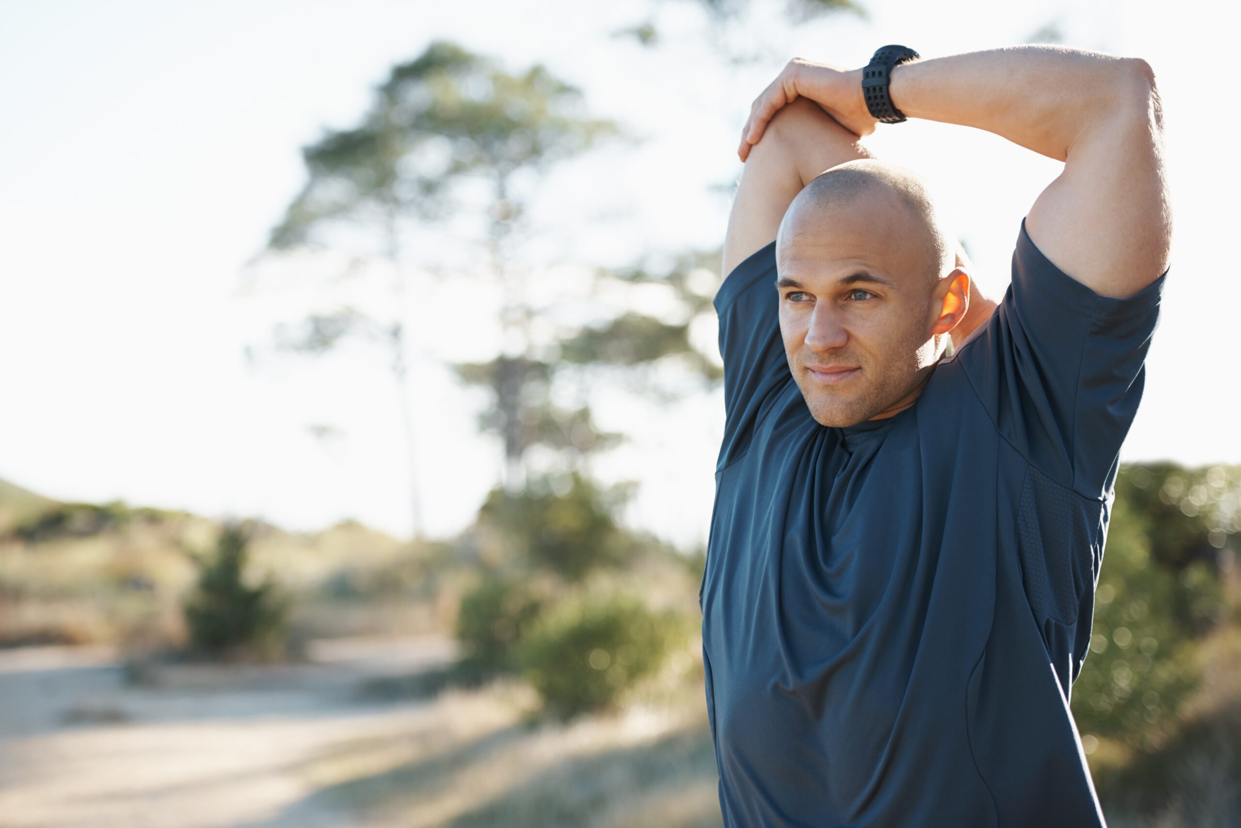 Stretches for truck drivers to ease tension over the road