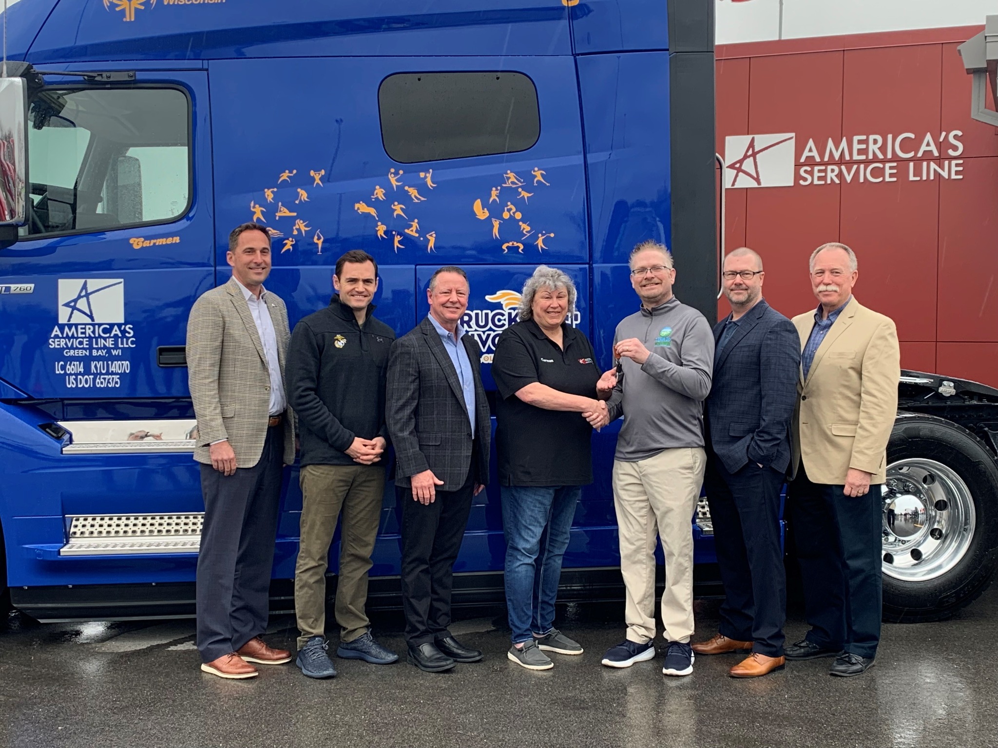 Driver Carmen Anderson Awarded New Truck