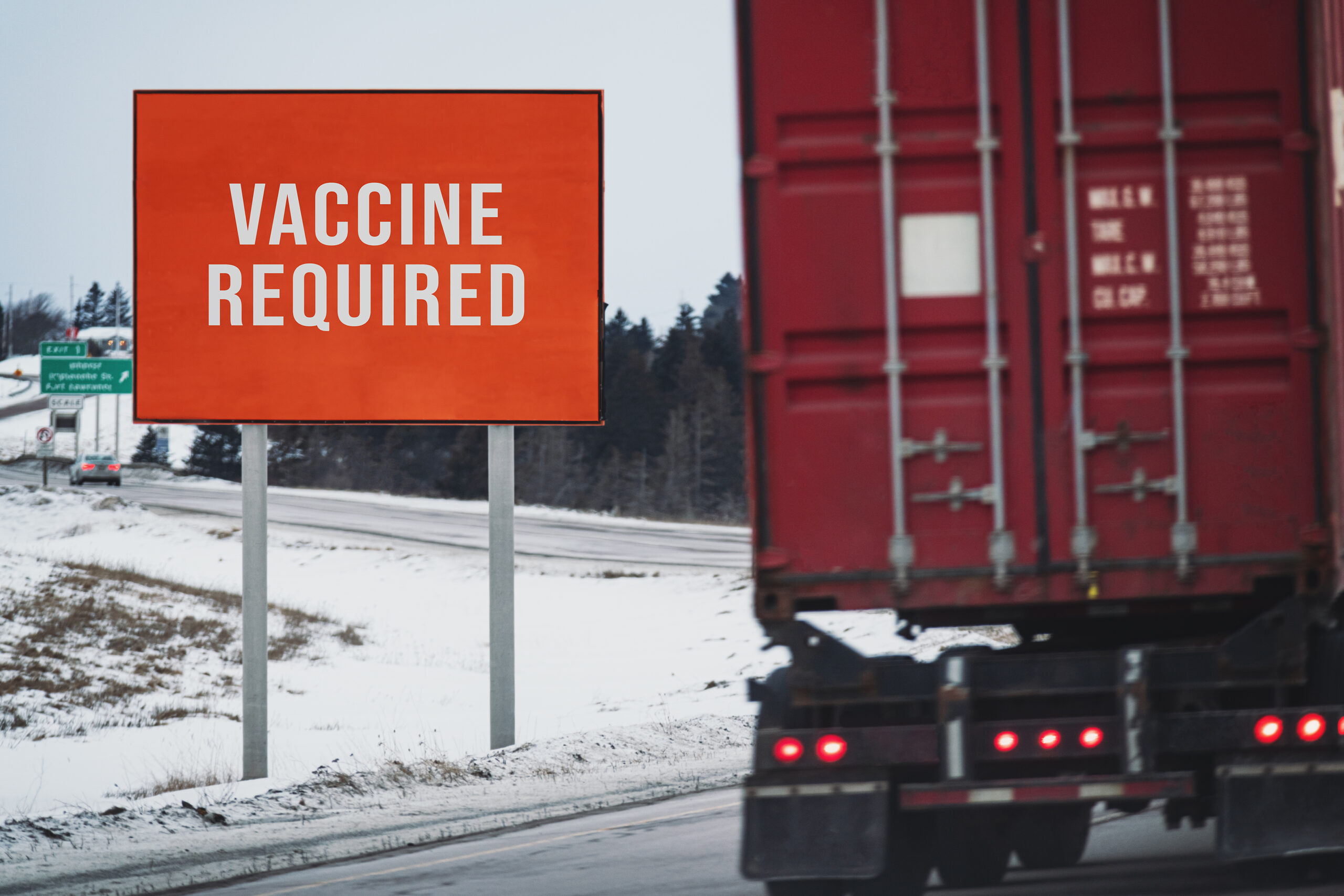 Anti-vaccine protests among truckers in Canada are making their way into the U.S.