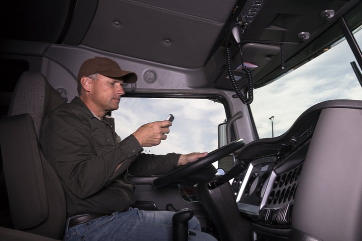 How Distractions Can End a Truck Driver’s Career