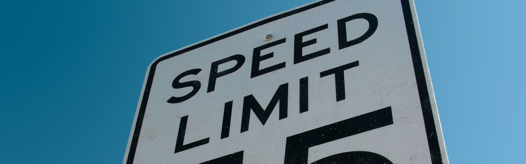 Speed limit sign