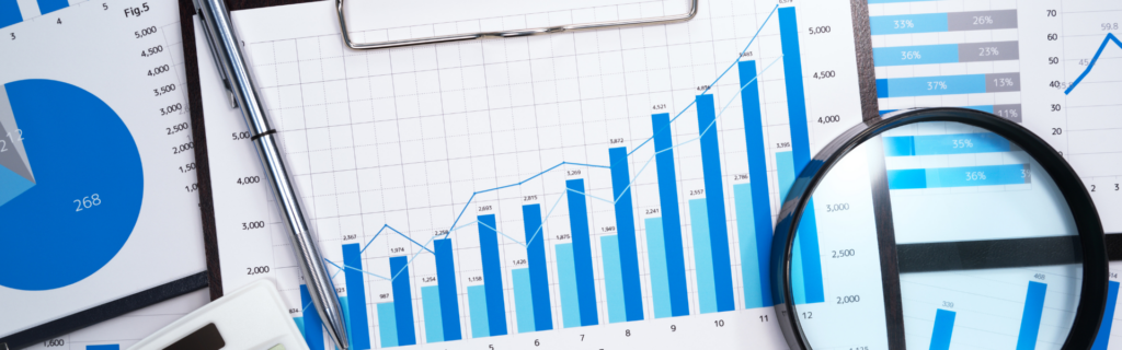 Charts of data