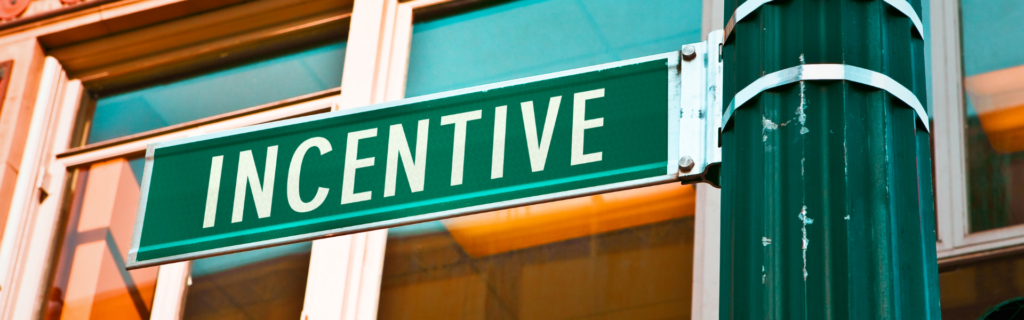 Incentive Street Sign