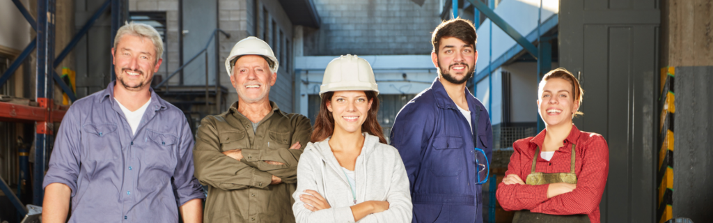 group of workers