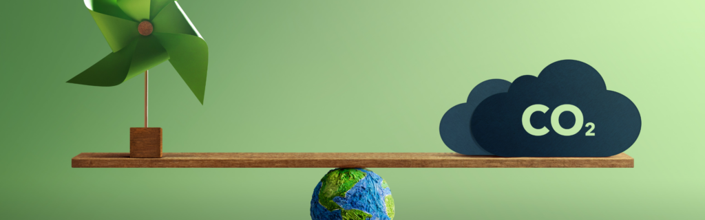 balancing emissions and green energy on the world