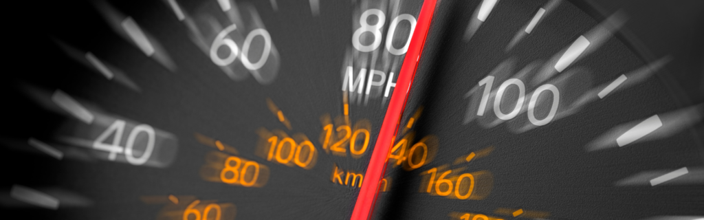 speedometer over 80mph