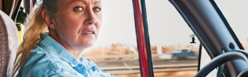 woman truck driver