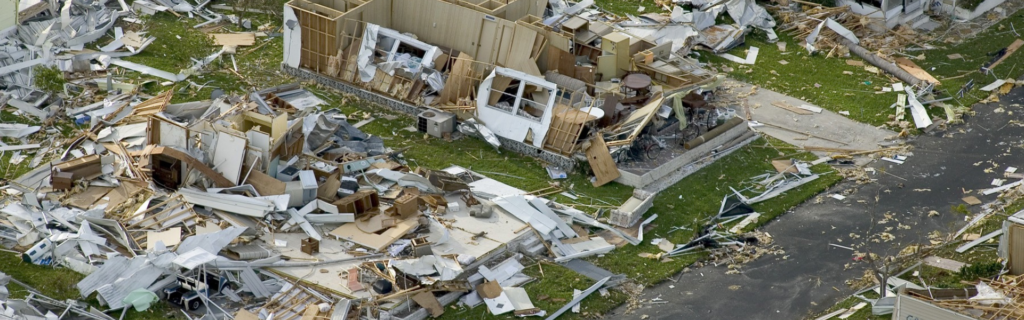 natural disaster scene