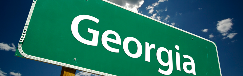 Road sign for Georgia
