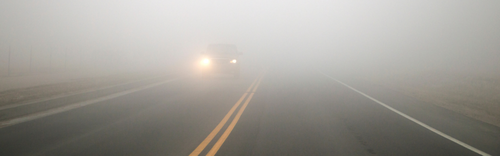 foggy road
