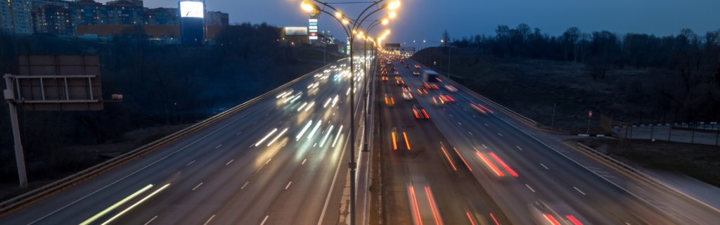 traffic at night