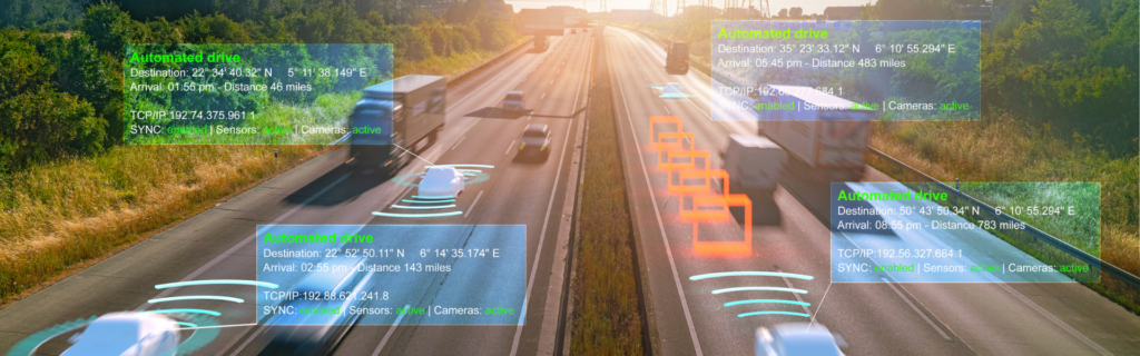 autonomous vehicles on highway