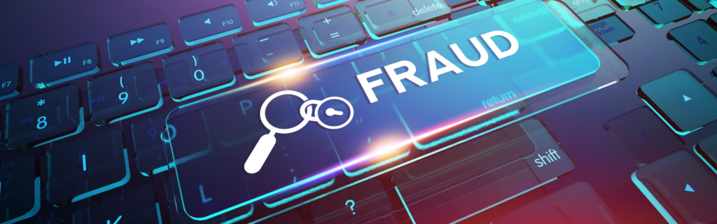 keyboard with a fraud alert key