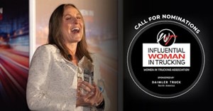 women in trucking influential woman in trucking nominations graphic