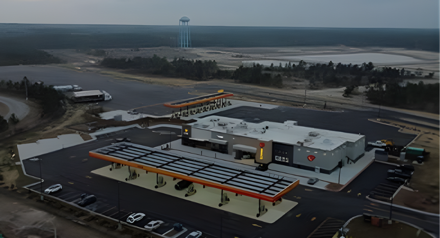 Love’s Travel Stops opened a new location in Mandeville, Louisiana, featuring 125 truck parking spaces, showers, laundry, CAT Scales, fresh food, and room for EV chargers. The grand opening includes community donations to local schools and hospitals.
