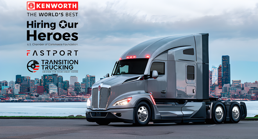 Kenworth, Fastport, and Hiring Our Heroes honor military veterans transitioning to trucking with the 2026 Transition Trucking: Driving for Excellence Award. Learn about eligibility, timeline, and the Kenworth T680 grand prize.