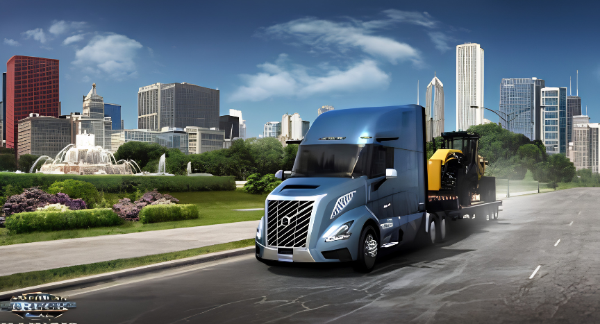 Volvo’s redesigned VNL and VNR Electric have been added to American Truck Simulator, marking the game’s first battery-electric truck model.